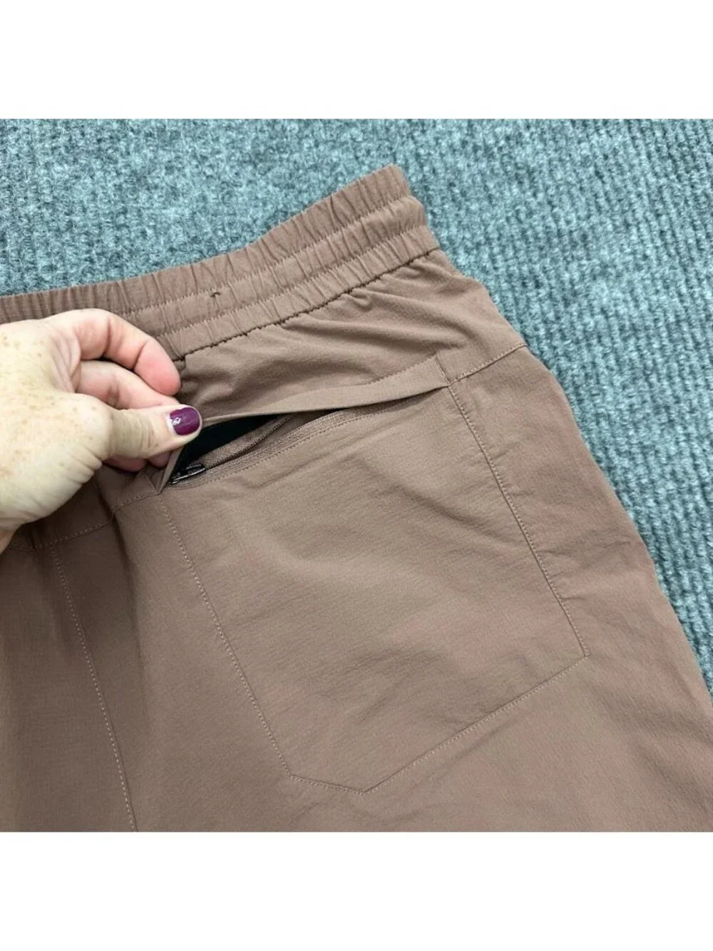 Lululemon Bowline Shorts Active Wear Stretch Athleisure Draw String Mens Large